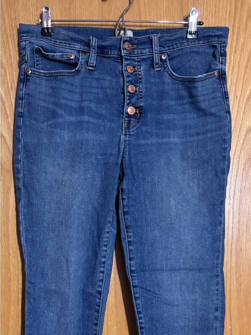 J. Crew Skinny Button-Fly 9” Toothpick Jeans